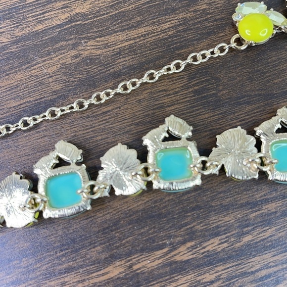 Banana Republic Teal Yellow Gold Necklace - Picture 6 of 7